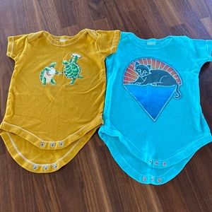 Two Grateful Dead Cotton Onesies 12-18m